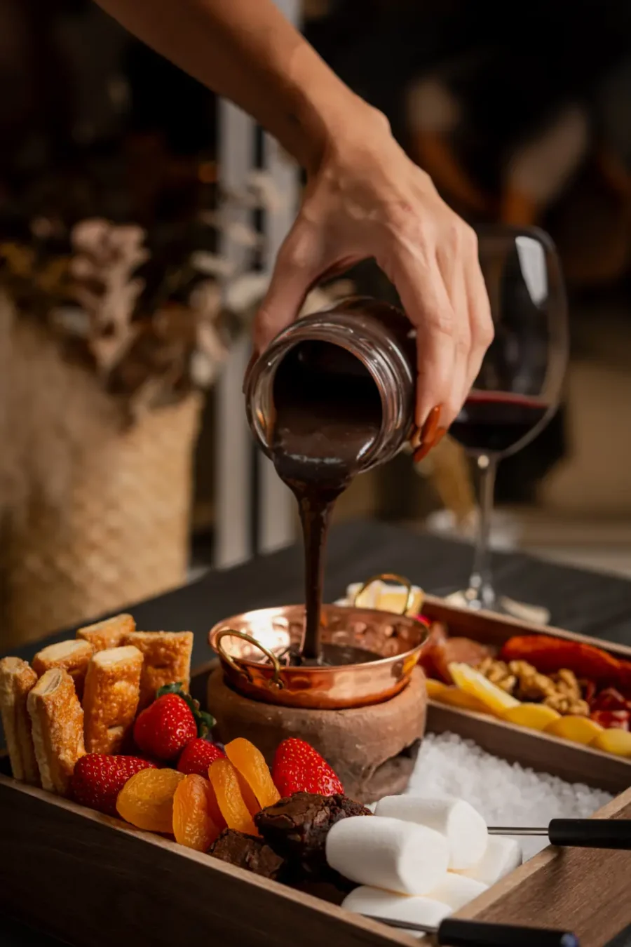 Cesta Fondue 3Cestas de Presentes Espirito Santo | Cestas de Presentes no Espirito Santo